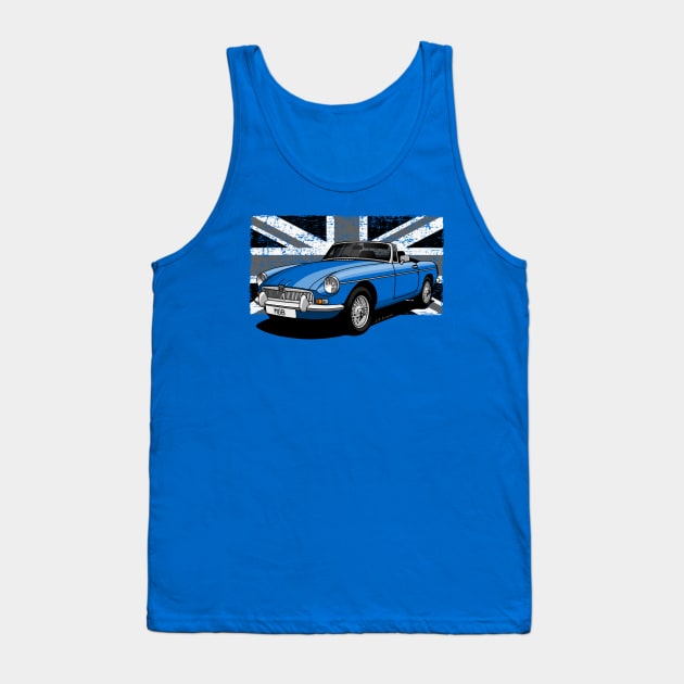 The coolest british classic roadster! Tank Top by jaagdesign